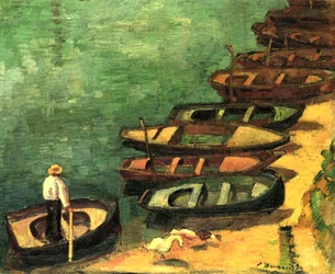Boats at Pont-Aven, Brittany